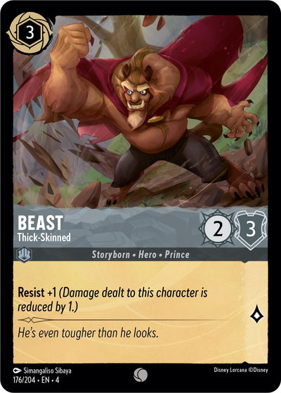 Image for Beast - Thick-Skinned (Ursula's Return) (176/204) - Disney Lorcana