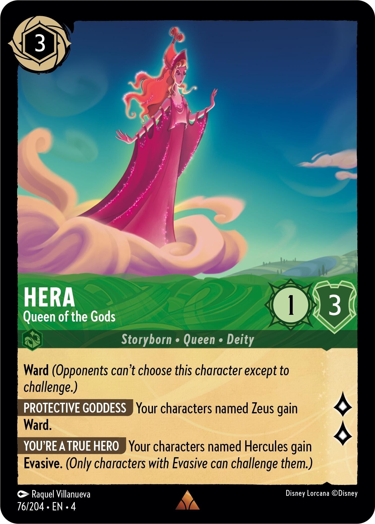 Image for Hera - Queen of the Gods (Ursula's Return) (76/204) - Disney Lorcana