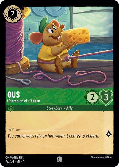 Image for Gus - Champion of Cheese (Ursula's Return) (73/204) - Disney Lorcana