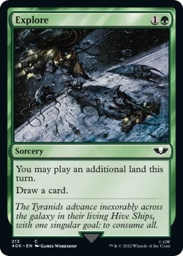 Explore (Surge Foil) (Universes Beyond: Warhammer 40,000) (213)