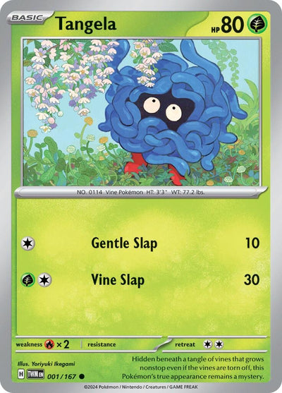 Image for Tangela (SV06: Twilight Masquerade) (001/167) - Pokemon