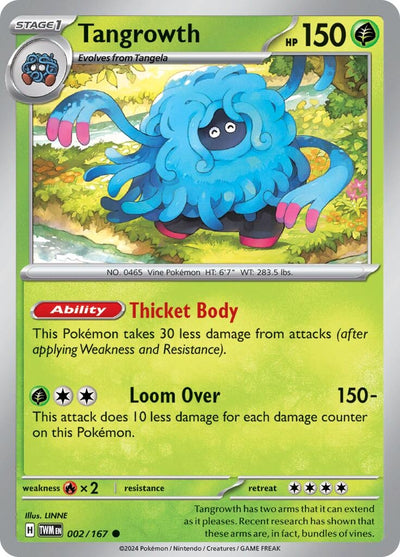 Image for Tangrowth (SV06: Twilight Masquerade) (002/167) - Pokemon