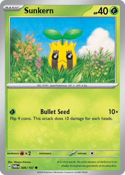 Image for Sunkern (SV06: Twilight Masquerade) (006/167) - Pokemon