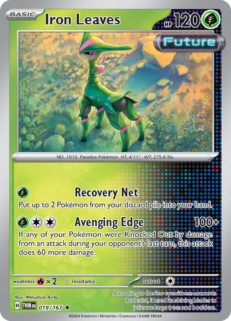 Image for Iron Leaves (SV06: Twilight Masquerade) (019/167) - Pokemon