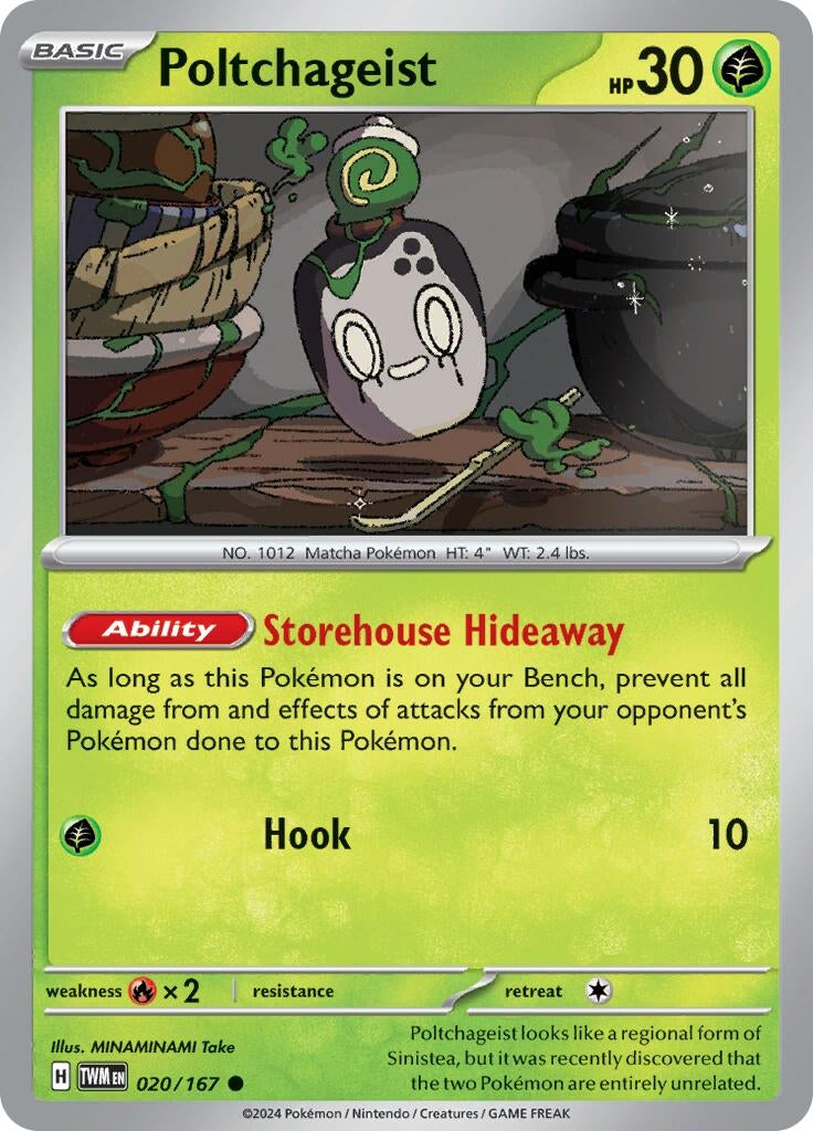 Image for Poltchageist (SV06: Twilight Masquerade) (020/167) - Pokemon