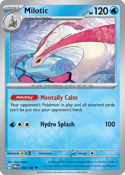 Image for Milotic (SV06: Twilight Masquerade) (050/167) - Pokemon