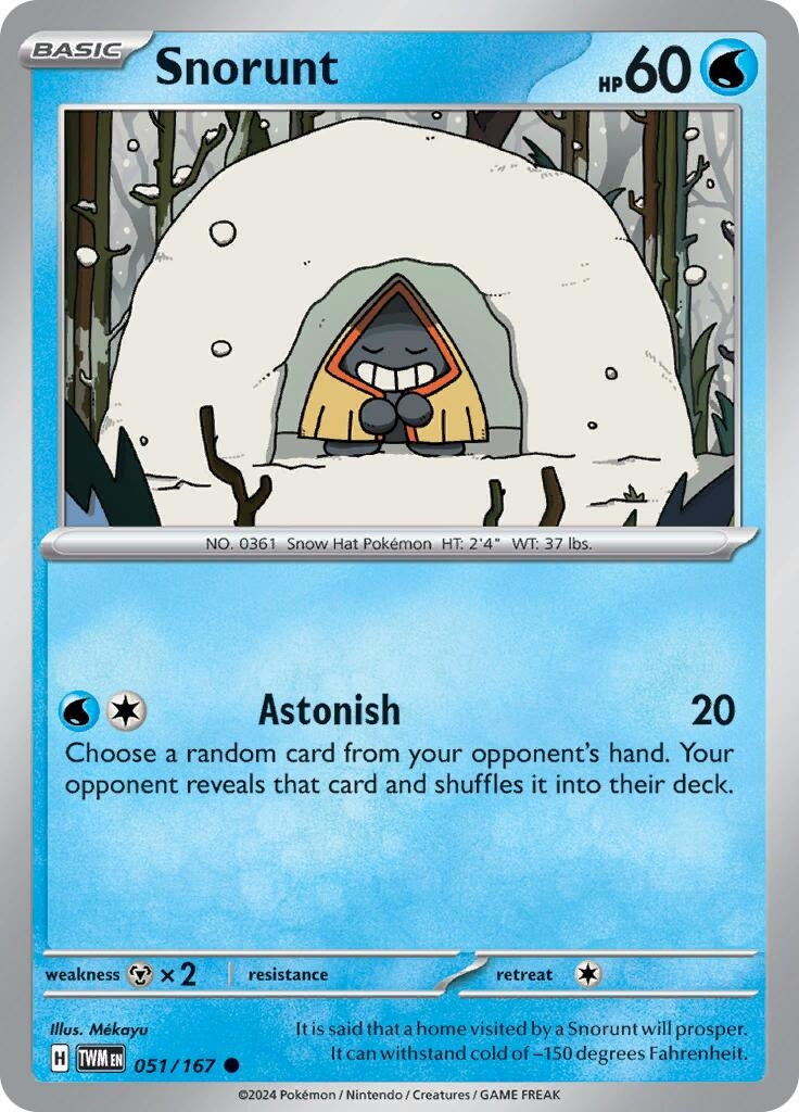 Image for Snorunt (SV06: Twilight Masquerade) (051/167) - Pokemon