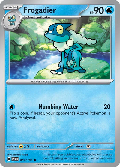 Image for Frogadier (SV06: Twilight Masquerade) (057/167) - Pokemon