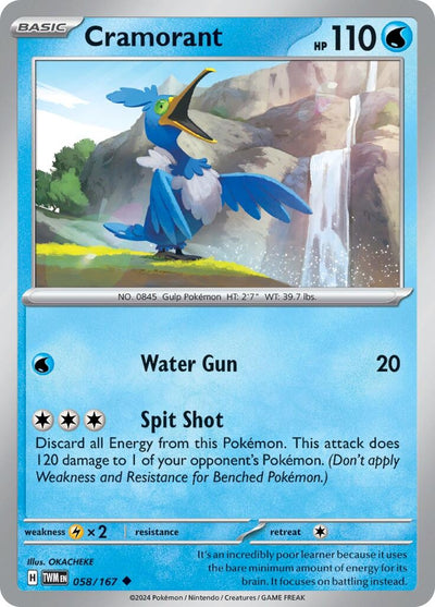 Image for Cramorant (SV06: Twilight Masquerade) (058/167) - Pokemon