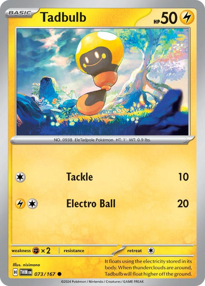 Image for Tadbulb (SV06: Twilight Masquerade) (073/167) - Pokemon
