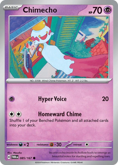 Image for Chimecho (SV06: Twilight Masquerade) (085/167) - Pokemon