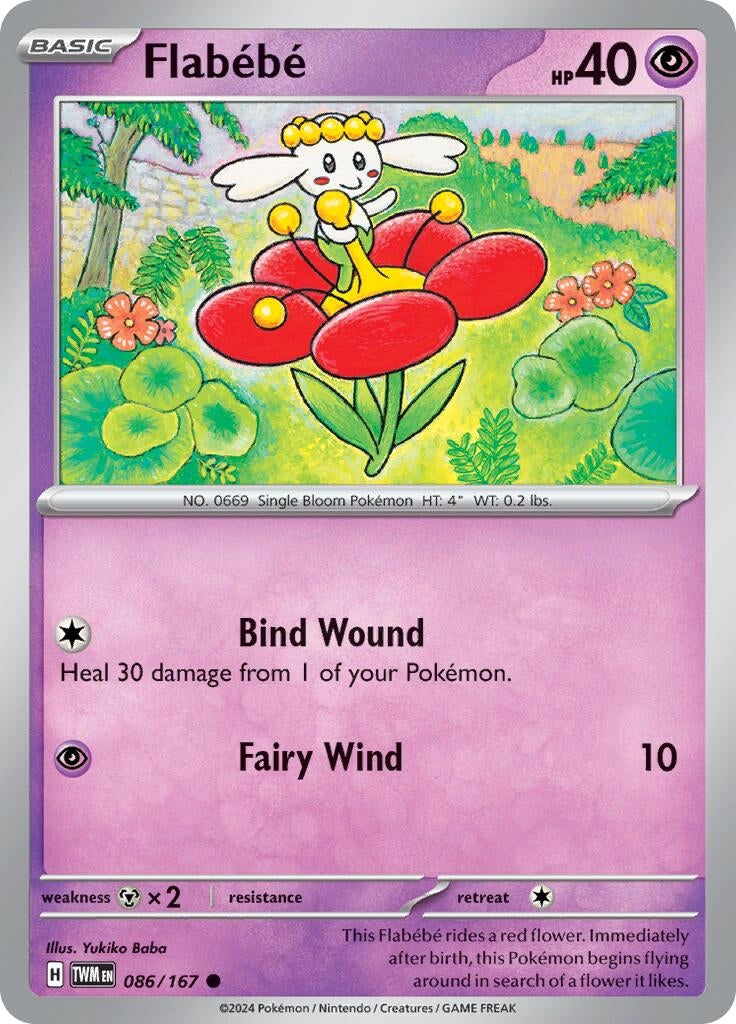Image for Flabebe (SV06: Twilight Masquerade) (086/167) - Pokemon
