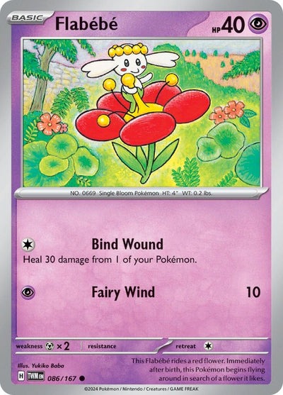 Image for Flabebe (SV06: Twilight Masquerade) (086/167) - Pokemon