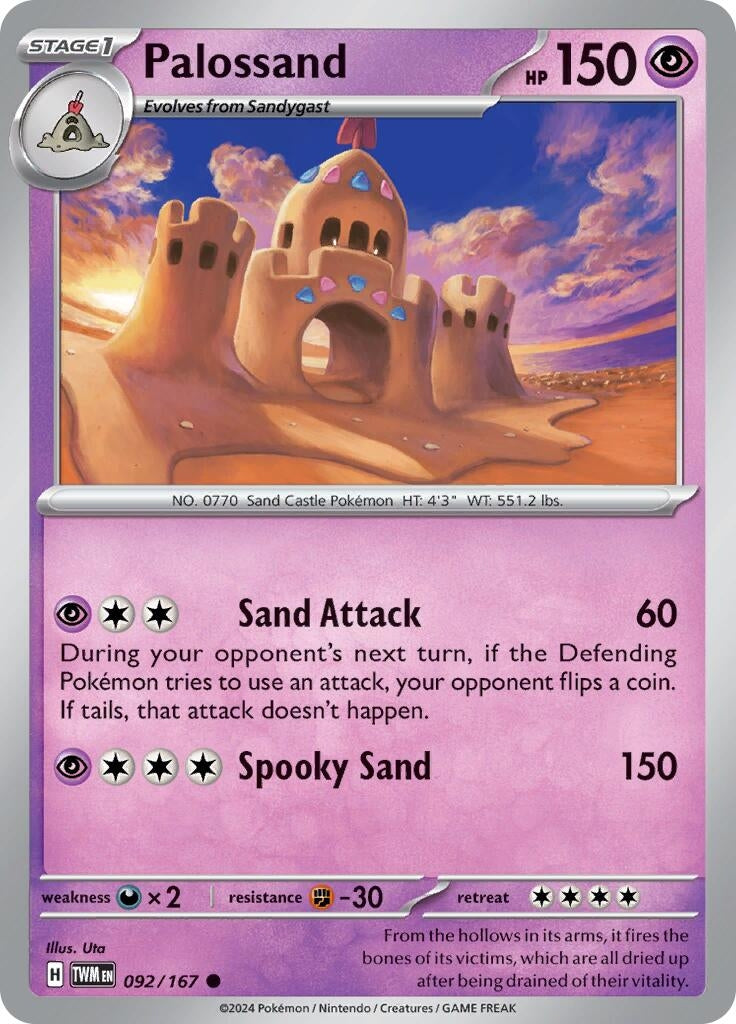 Image for Palossand (SV06: Twilight Masquerade) (092/167) - Pokemon