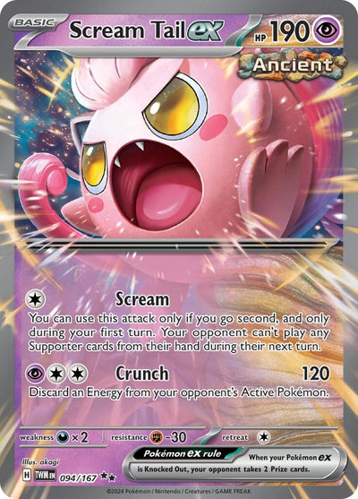 Image for Scream Tail ex (SV06: Twilight Masquerade) (094/167) - Pokemon