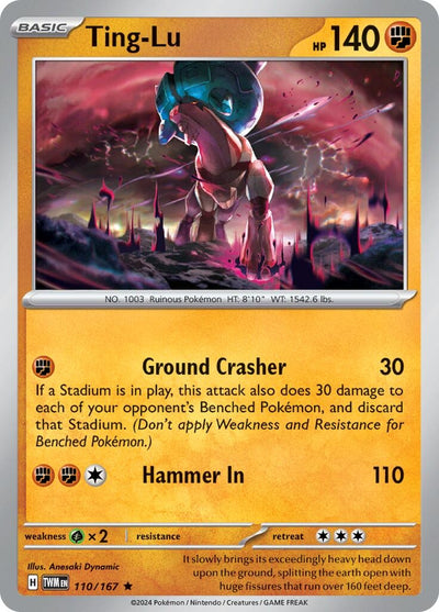Image for Ting-Lu (SV06: Twilight Masquerade) (110/167) - Pokemon