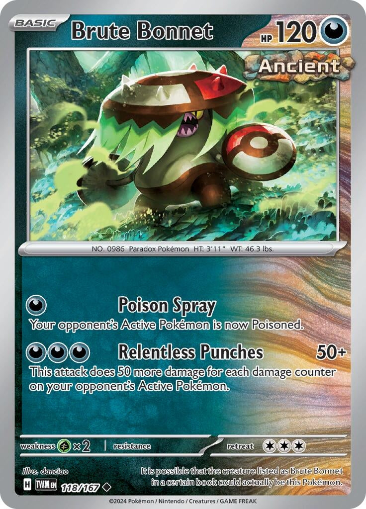 Image for Brute Bonnet (SV06: Twilight Masquerade) (118/167) - Pokemon