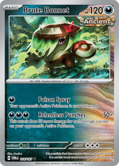 Image for Brute Bonnet (SV06: Twilight Masquerade) (118/167) - Pokemon