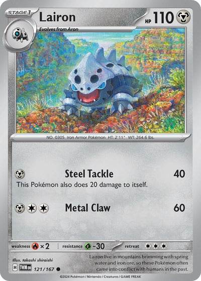 Image for Lairon (SV06: Twilight Masquerade) (121/167) - Pokemon