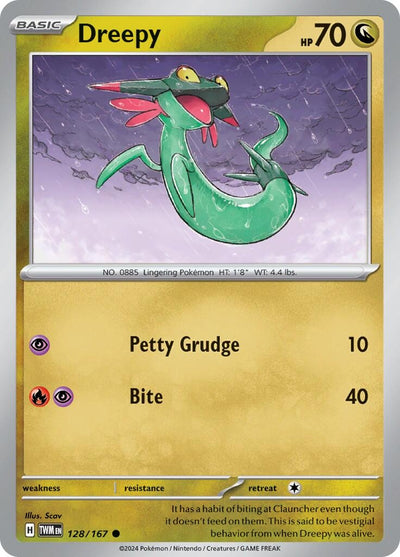 Image for Dreepy (SV06: Twilight Masquerade) (128/167) - Pokemon