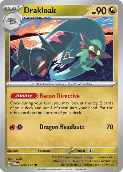 Image for Drakloak (SV06: Twilight Masquerade) (129/167) - Pokemon