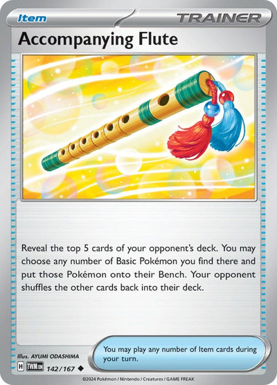 Image for Accompanying Flute (SV06: Twilight Masquerade) (142/167) - Pokemon