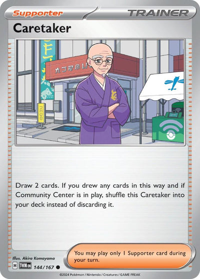 Image for Caretaker (SV06: Twilight Masquerade) (144/167) - Pokemon