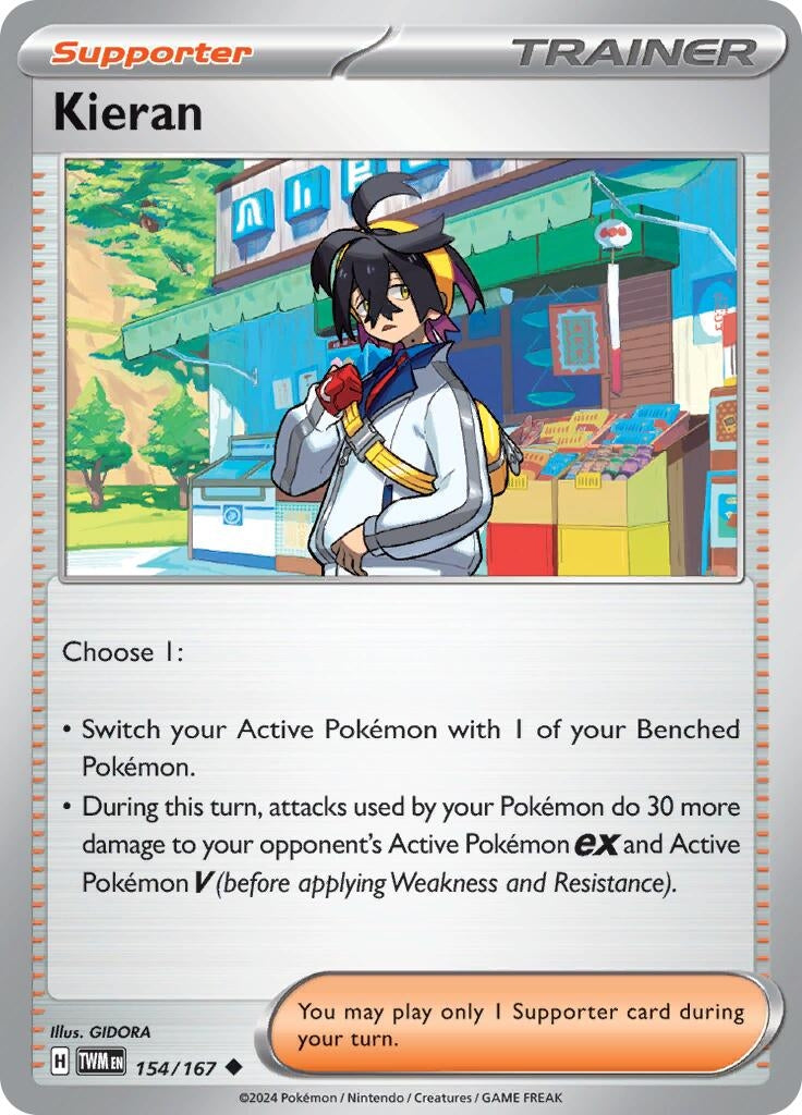 Image for Kieran (SV06: Twilight Masquerade) (154/167) - Pokemon