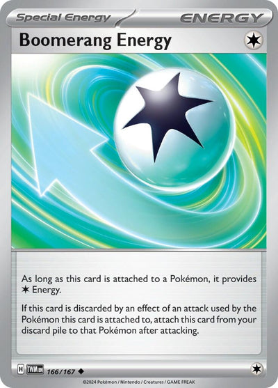 Image for Boomerang Energy (SV06: Twilight Masquerade) (166/167) - Pokemon