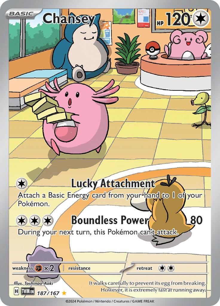 Image for Chansey (SV06: Twilight Masquerade) (187/167) - Pokemon