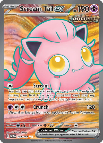 Image for Scream Tail ex (SV06: Twilight Masquerade) (197/167) - Pokemon