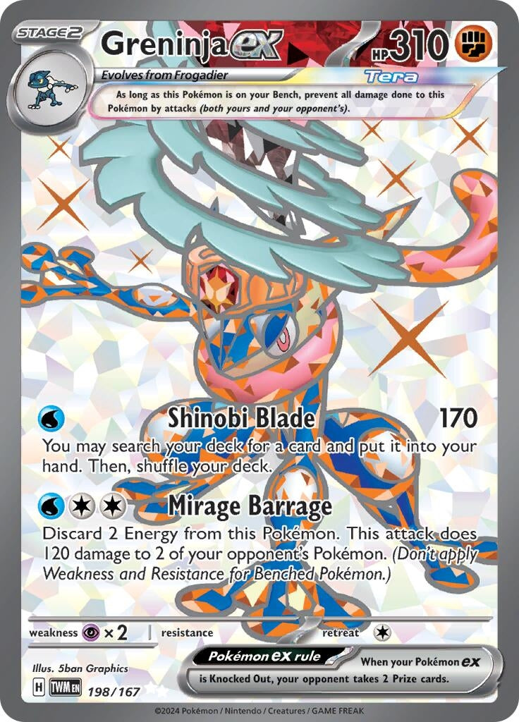 Image for Greninja ex (SV06: Twilight Masquerade) (198/167) - Pokemon