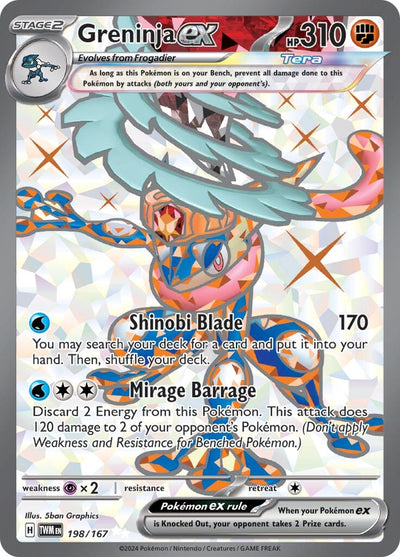 Image for Greninja ex (SV06: Twilight Masquerade) (198/167) - Pokemon