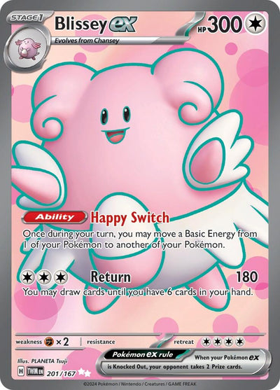 Image for Blissey ex (SV06: Twilight Masquerade) (201/167) - Pokemon