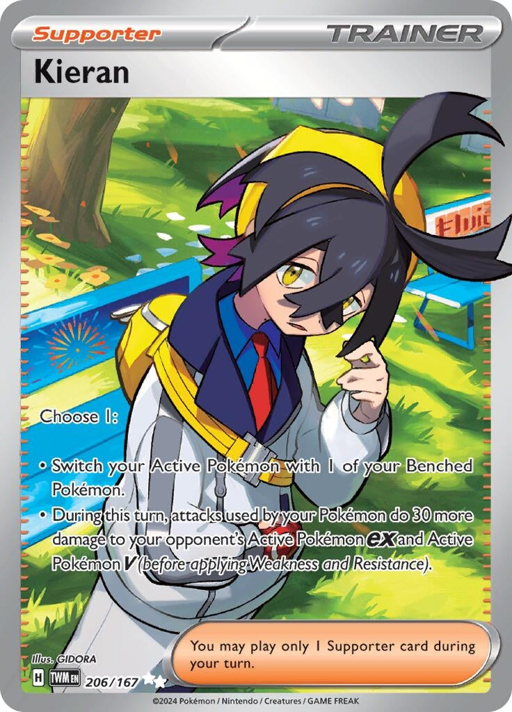 Image for Kieran (SV06: Twilight Masquerade) (206/167) - Pokemon