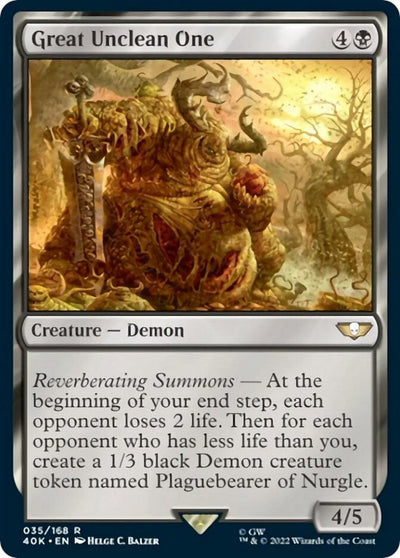 Great Unclean One (Surge Foil) (Universes Beyond: Warhammer 40,000) (35)