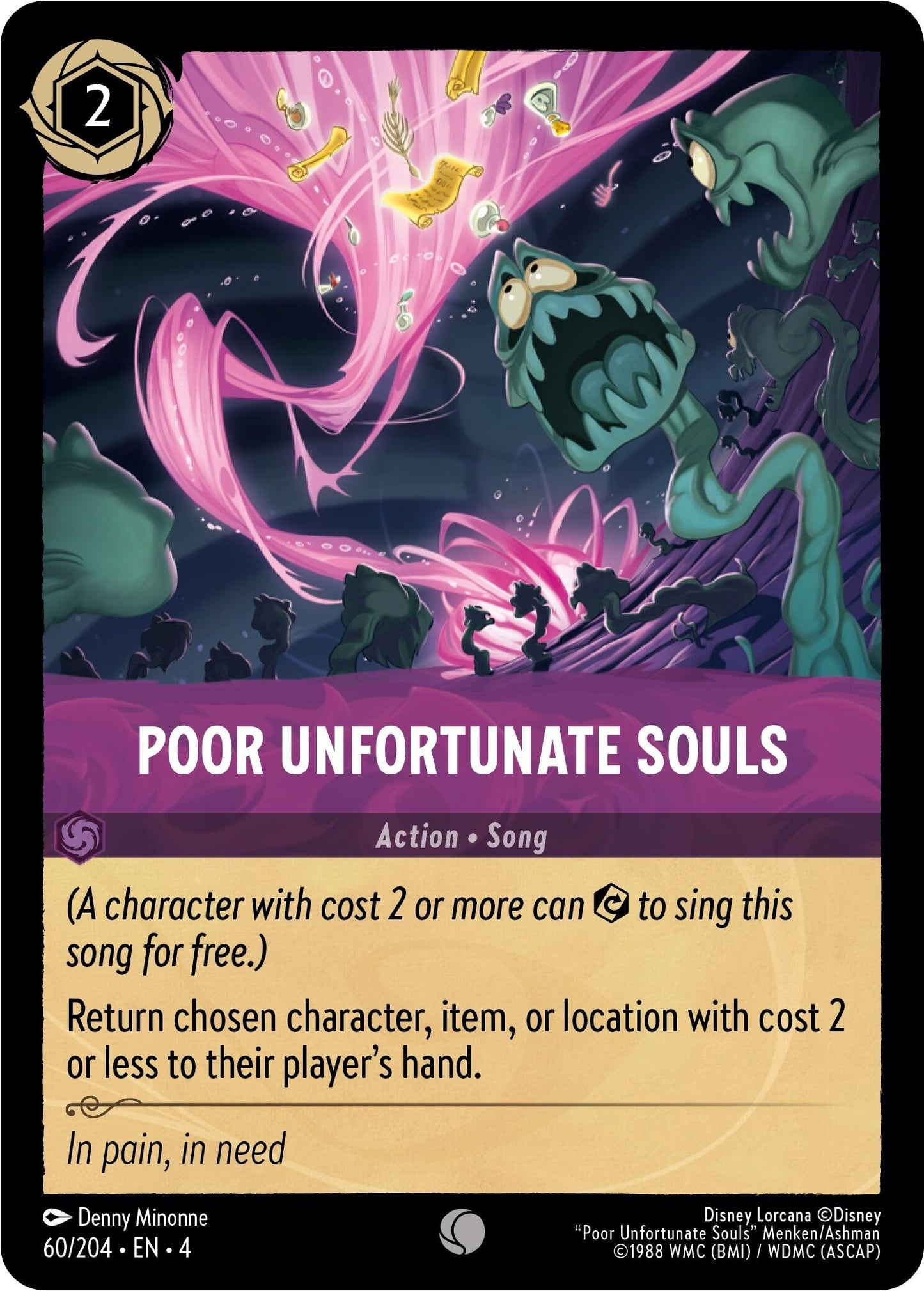 Image for Poor Unfortunate Souls (Ursula's Return) (60/204) - Disney Lorcana