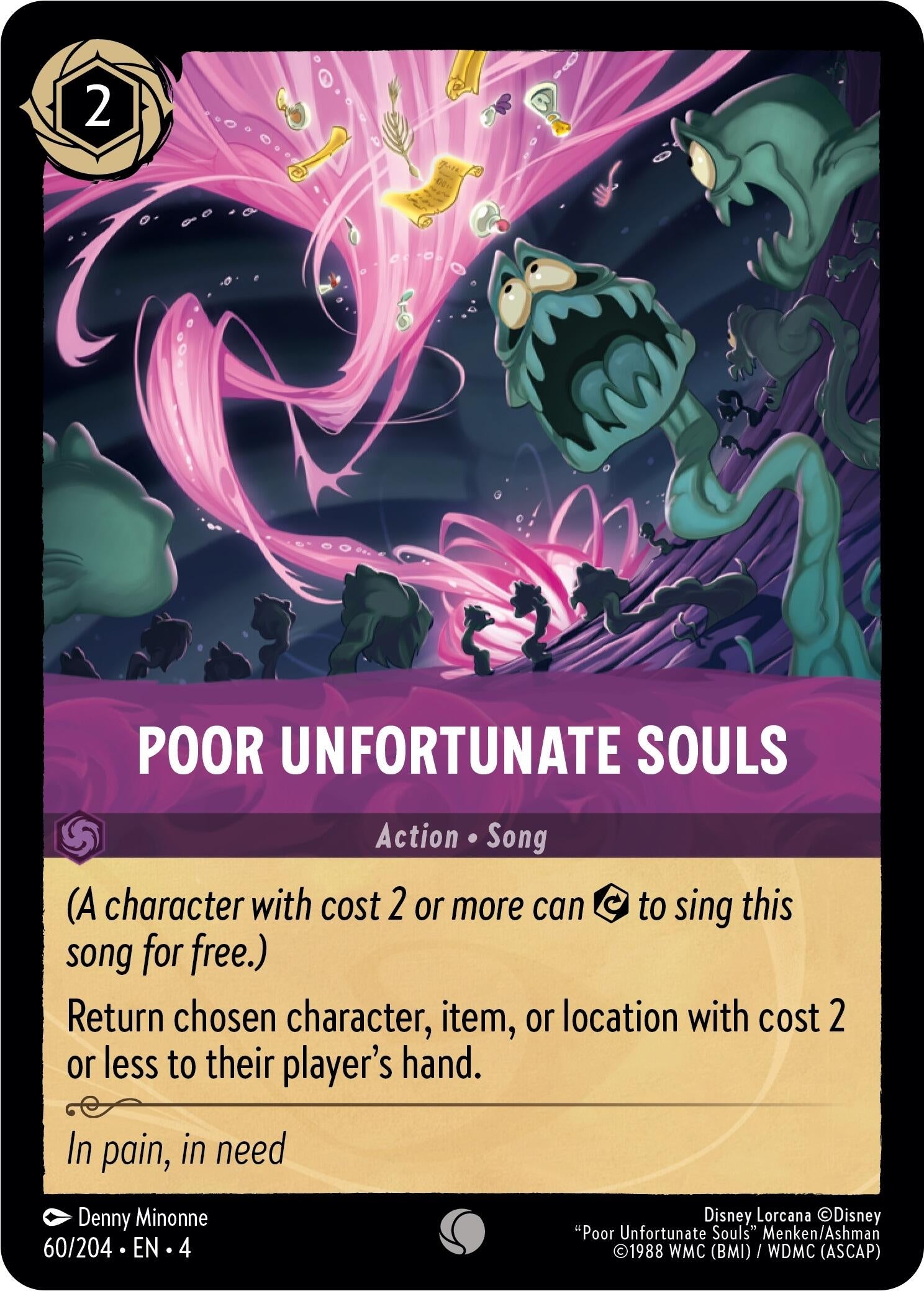 Image for Poor Unfortunate Souls (Ursula's Return) (60/204) - Disney Lorcana