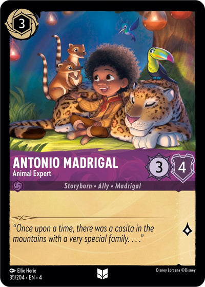 Image for Antonio Madrigal - Animal Expert (Ursula's Return) (35/204) - Disney Lorcana