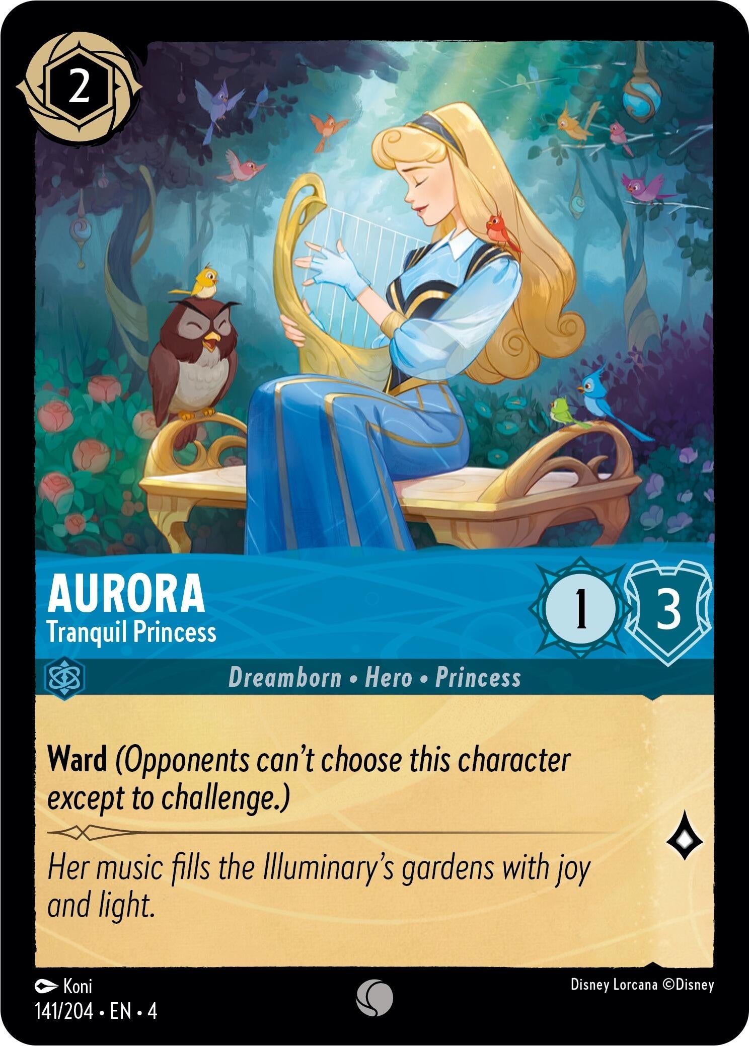 Image for Aurora - Tranquil Princess (Ursula's Return) (141/204) - Disney Lorcana