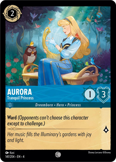 Image for Aurora - Tranquil Princess (Ursula's Return) (141/204) - Disney Lorcana