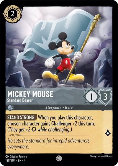 Image for Mickey Mouse - Standard Bearer (Ursula's Return) (188/204) - Disney Lorcana