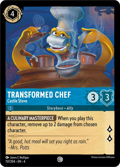 Image for Transformed Chef - Castle Stove (Ursula's Return) (157/204) - Disney Lorcana