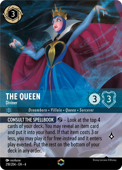 Image for The Queen - Diviner (Enchanted) (Ursula's Return) (218/204) - Disney Lorcana