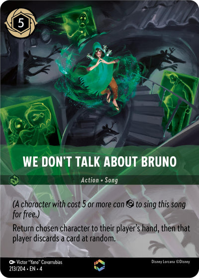 Image for We Don't Talk About Bruno (Enchanted) (Ursula's Return) (213/204) - Disney Lorcana