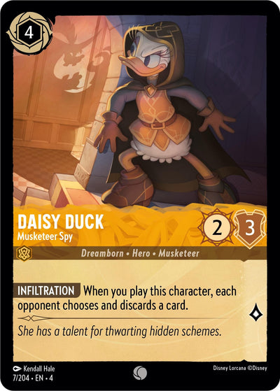 Image for Daisy Duck - Musketeer Spy (Ursula's Return) (7/204) - Disney Lorcana