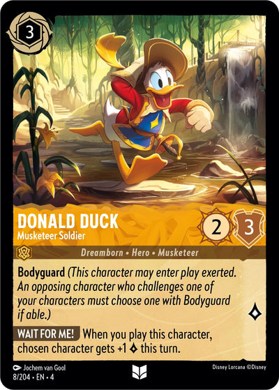 Image for Donald Duck - Musketeer Soldier (Ursula's Return) (8/204) - Disney Lorcana