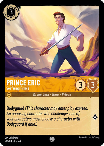 Image for Prince Eric - Seafaring Prince (Ursula's Return) (21/204) - Disney Lorcana