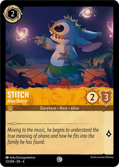 Image for Stitch - Alien Dancer (Ursula's Return) (23/204) - Disney Lorcana