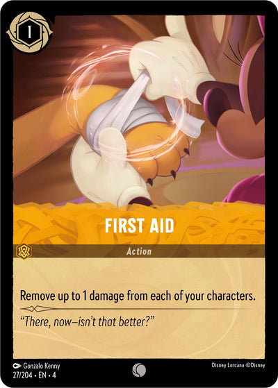 Image for First Aid (Ursula's Return) (27/204) - Disney Lorcana